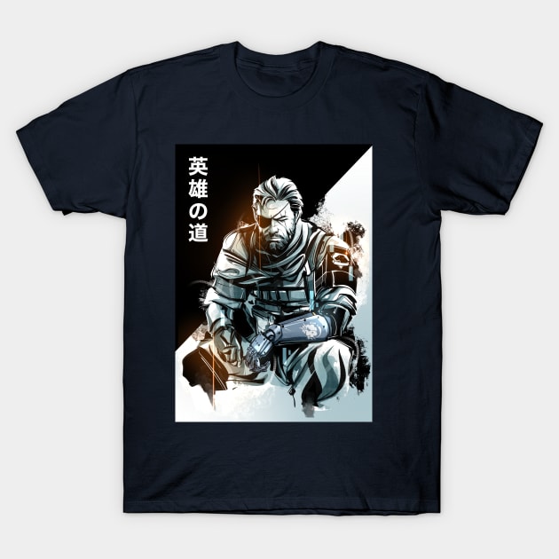 Venom Snake - A Hero’s Way V1 T-Shirt by Vector Volt